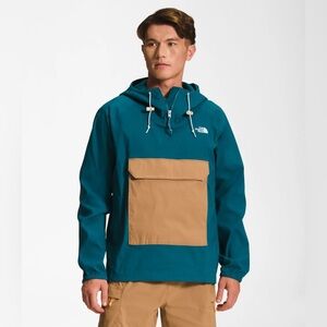 The North Face Fanorak Hooded Jacket Teal/Tan Size L Men NWOT ( never worn)